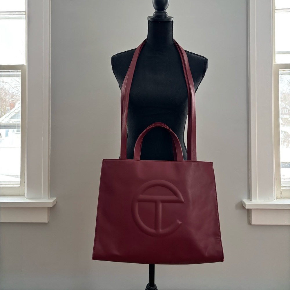 Gently Used, Orig. $220 - Authentic Telfar Medium Bag in Oxblood